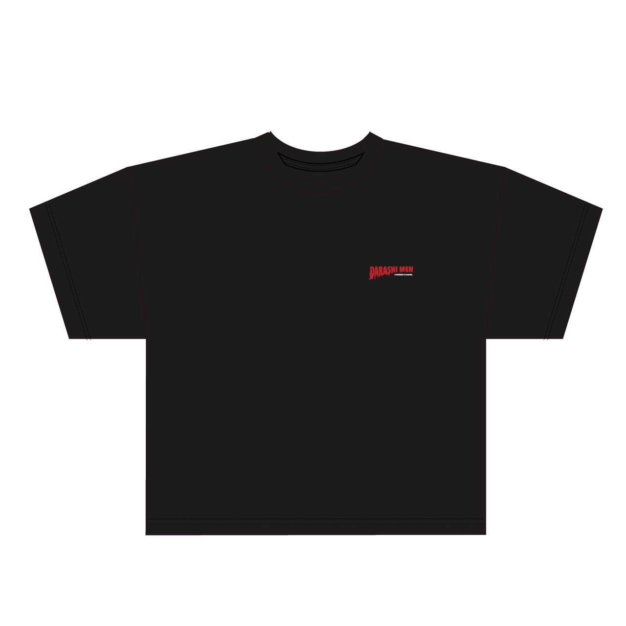 ・HIGHOST×ダラシメンコラボ　オーバーサイズtシャツ　(黒)