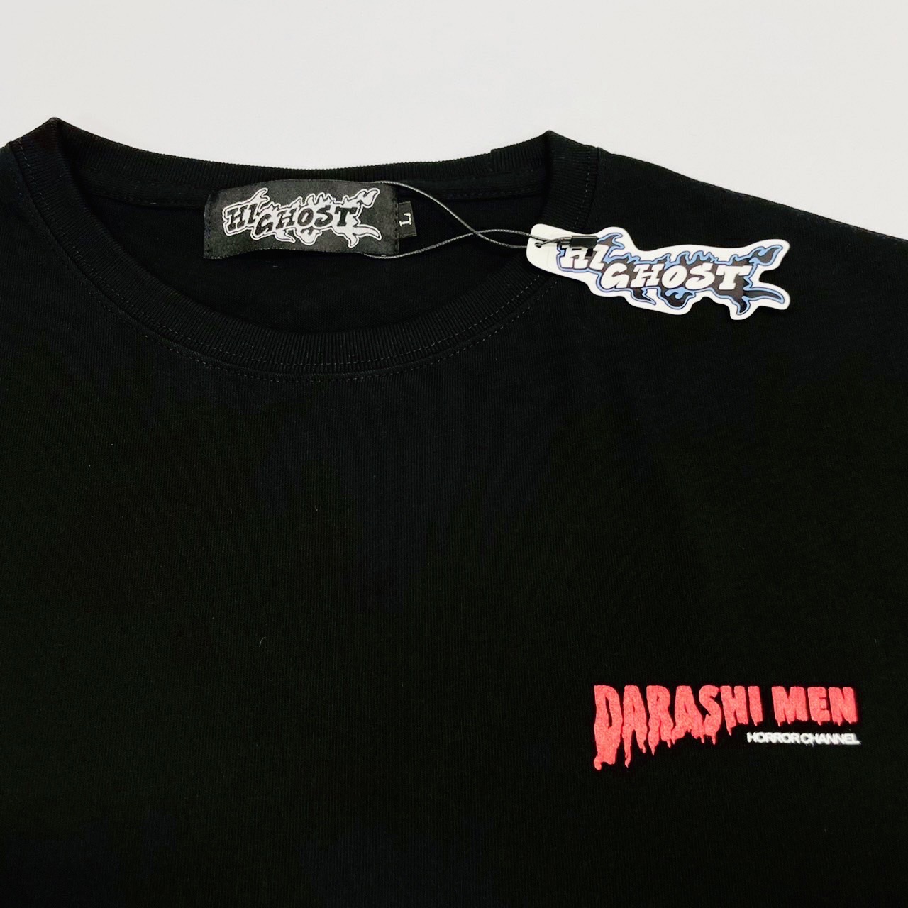 ・HIGHOST×ダラシメンコラボ　オーバーサイズtシャツ　(黒)