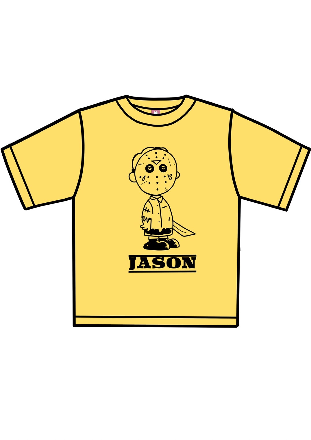 HIGHOST JASON T-shirt (YELLOW)