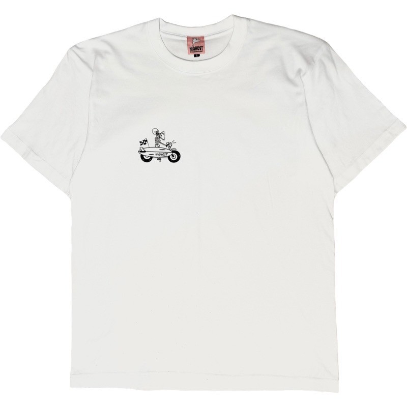 HIGHOST SURF CLUB (WHITE ) T-SHIRT