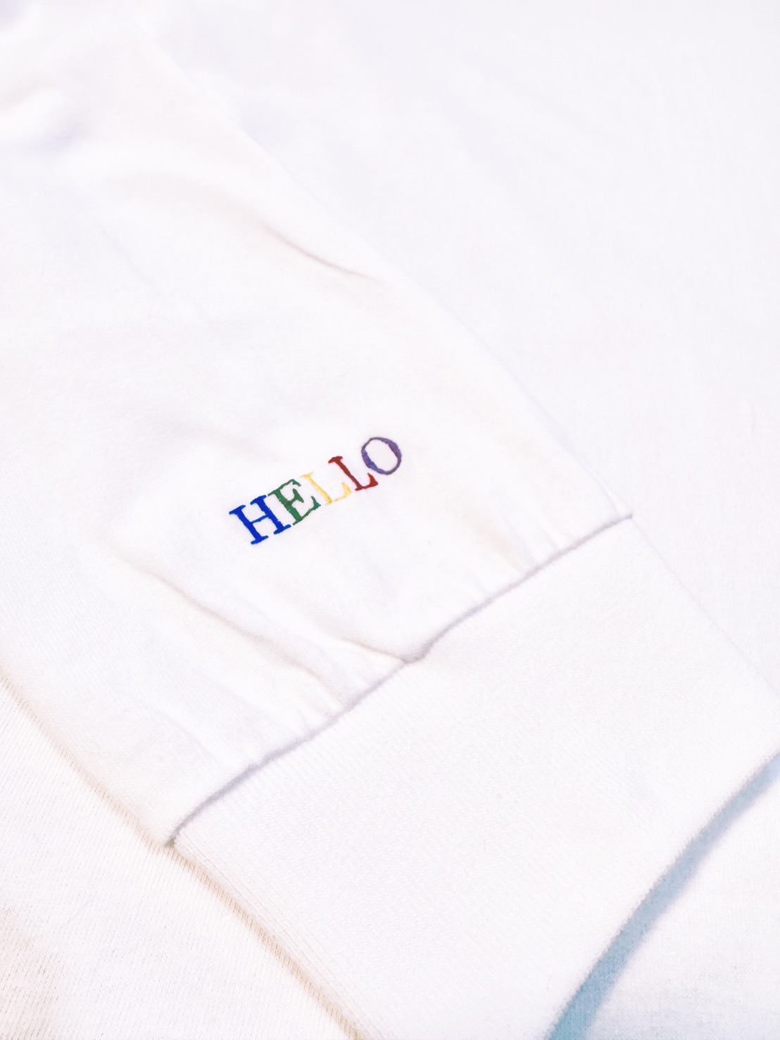 HIGHOST PATCHWORK BEAR LONG T-SHIRTS
