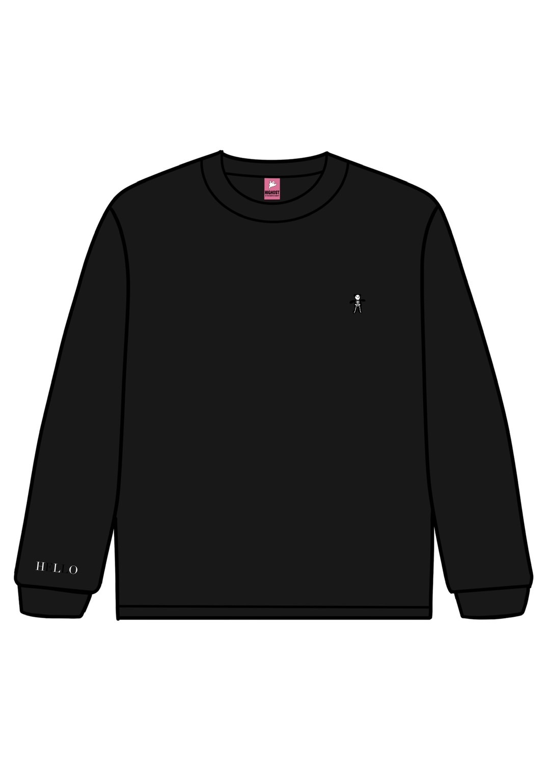 HIGHOST SKULL BEAR LONG T-SHIRTS