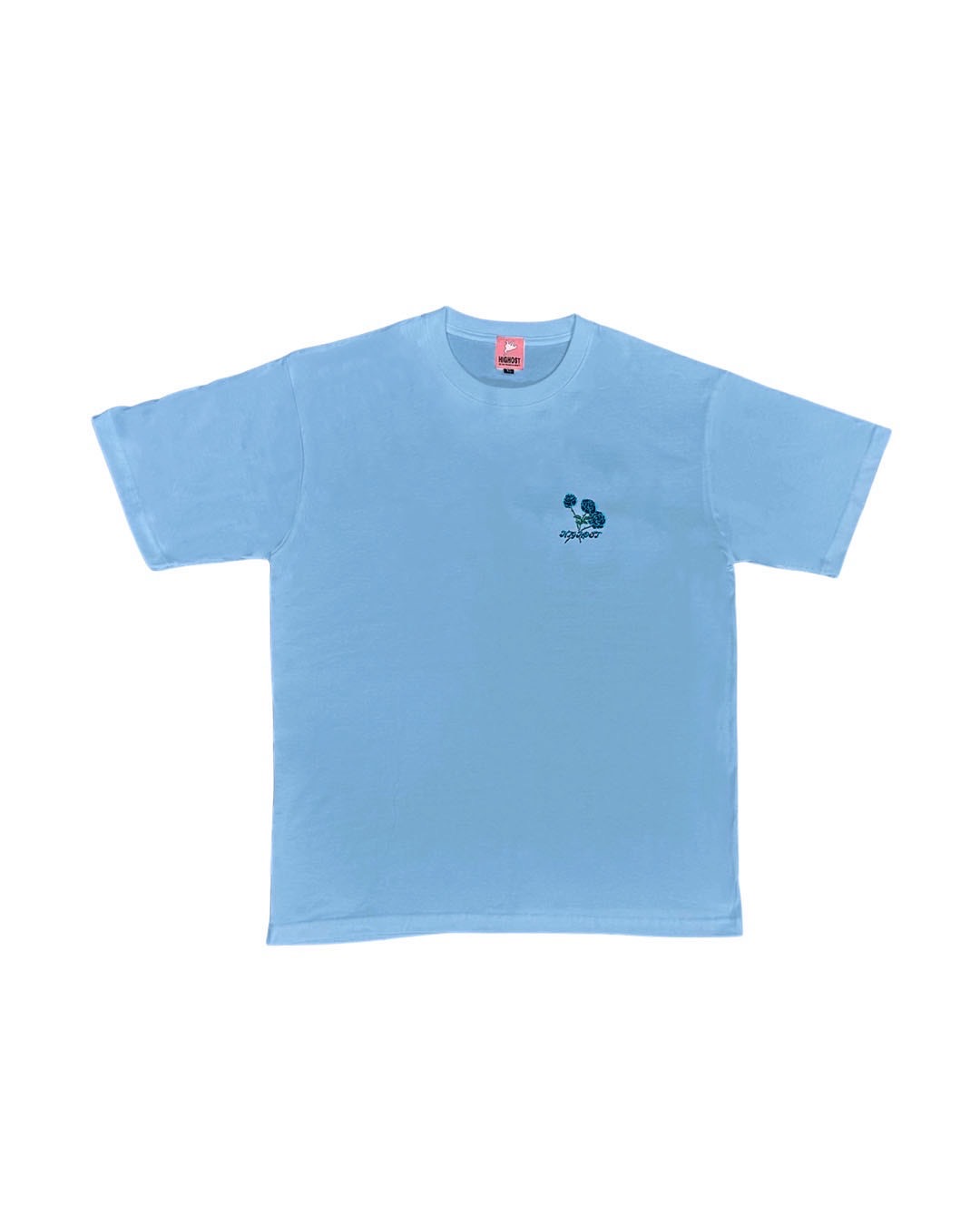 HIGHOST “CHAOS ROSE” Tee Light blue