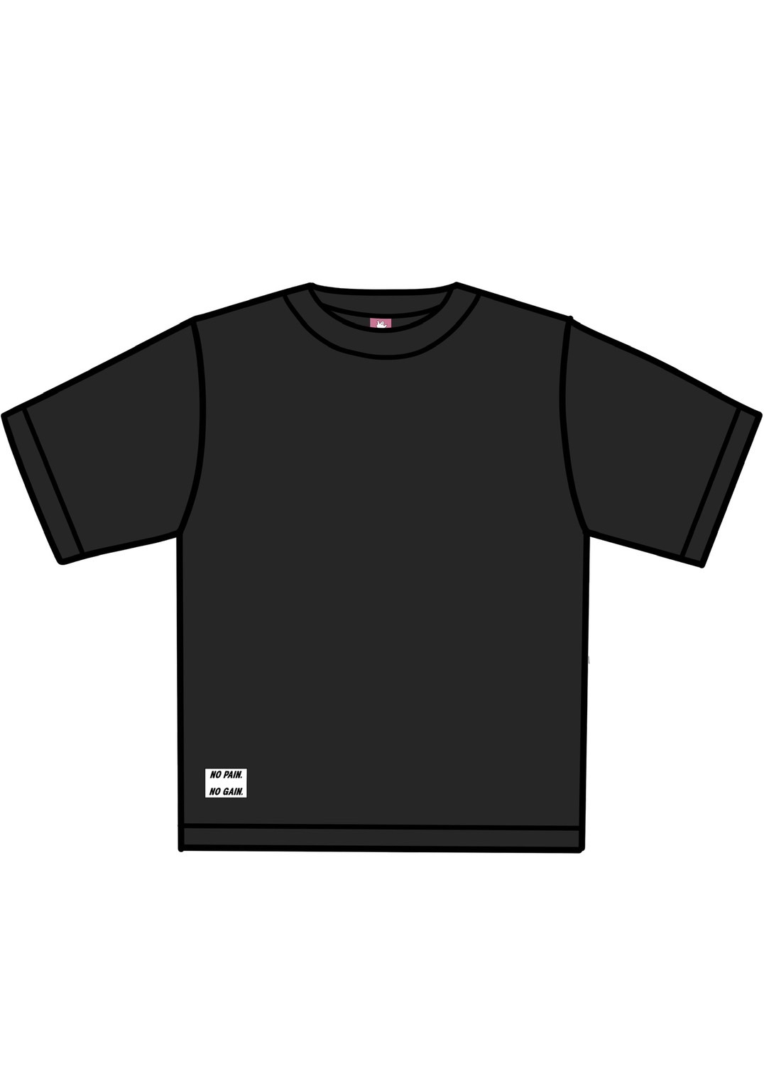 HIGHOST BOX T-SHIRT BLACK
