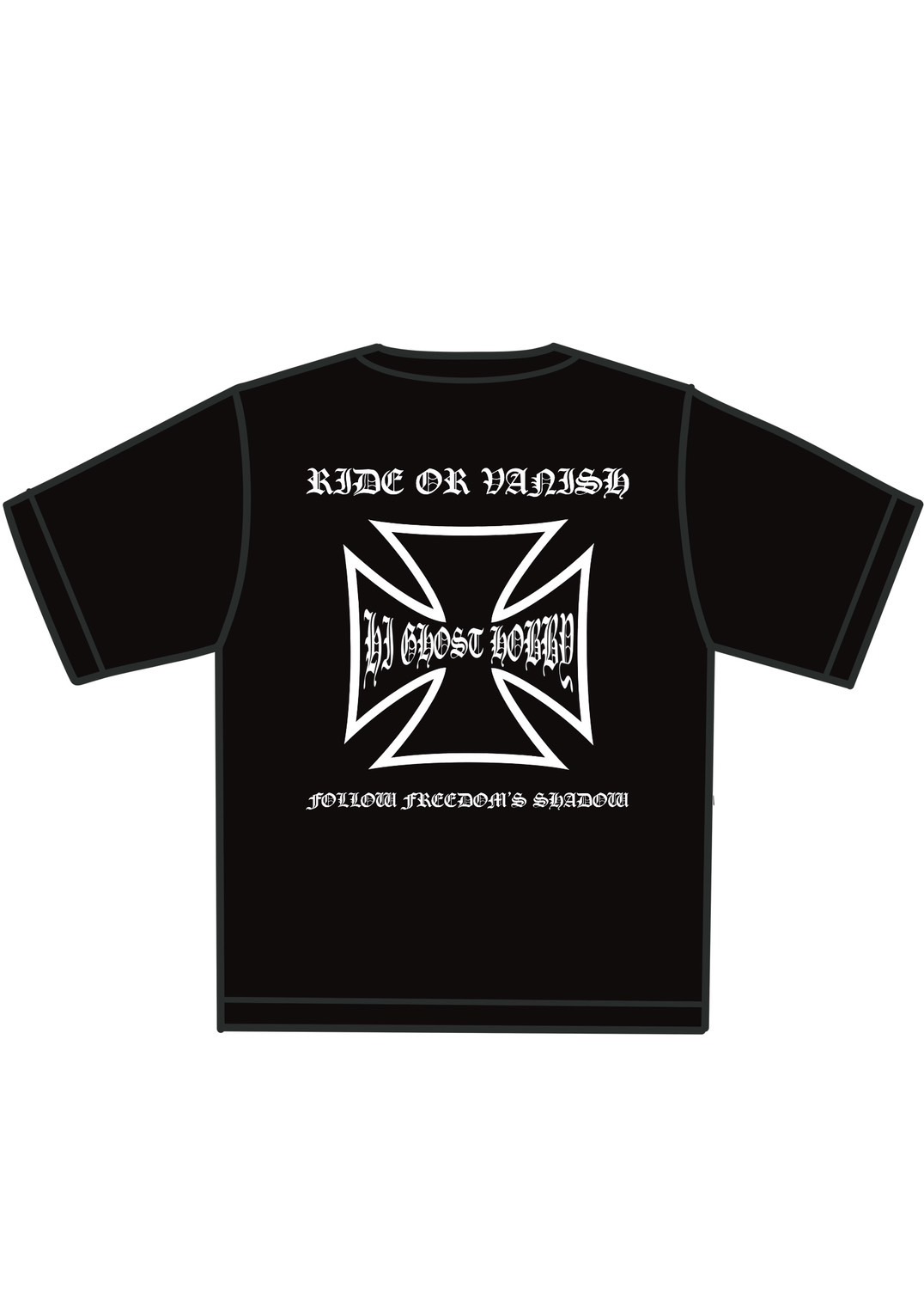 HIGHOST YA-KAZU ORIGINAL DESIGN CROSS T (BLACK) | HI-GHOST