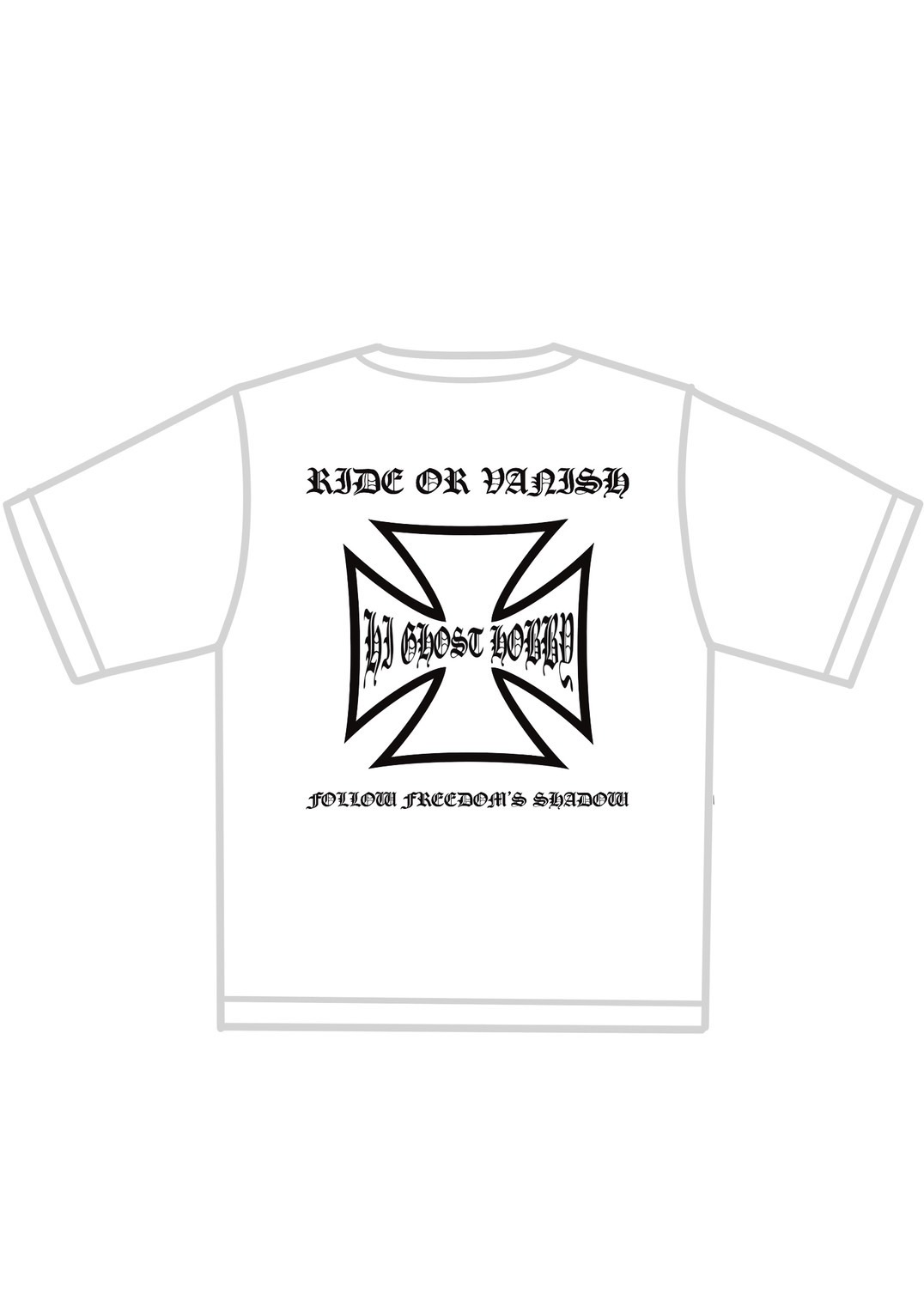 HIGHOST YA-KAZU ORIGINAL DESIGN CROSS T (WHITE)