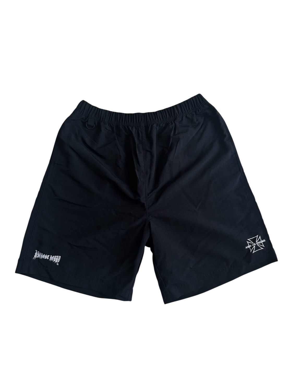 HIGHOST YA-KAZU ORIGINAL DESIGN CROSS EMBROIDERY SHORTS