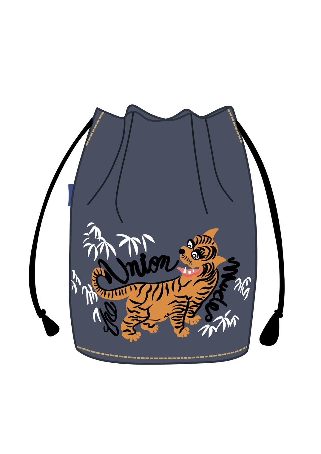 2ND SPECIAL COLLABORATION THE COLOR X HIGHOST DENIM KINCHAKU