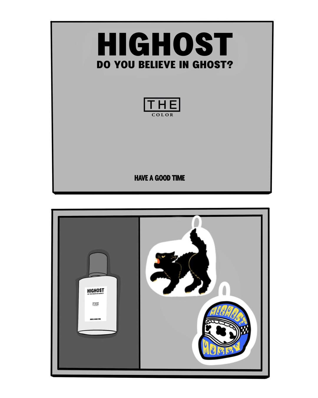 THE COLOR XHIGHOST FRAGRANCE PUFF MASCOT