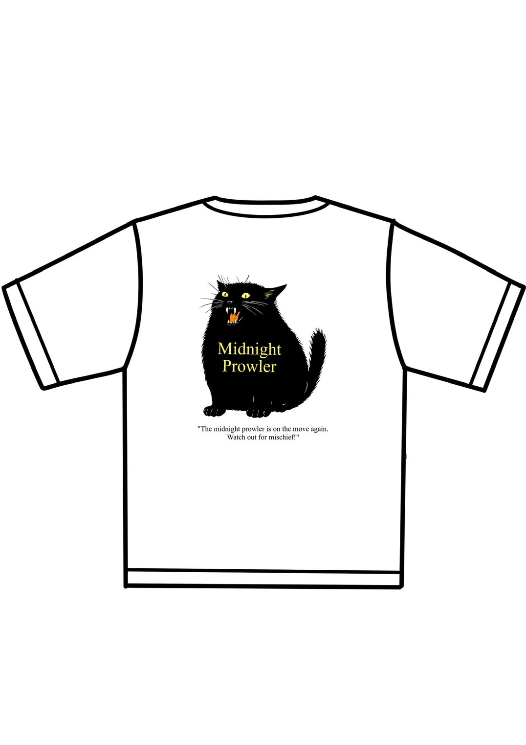 HIGHOST MIDNIGHT PROWLER T WHITE