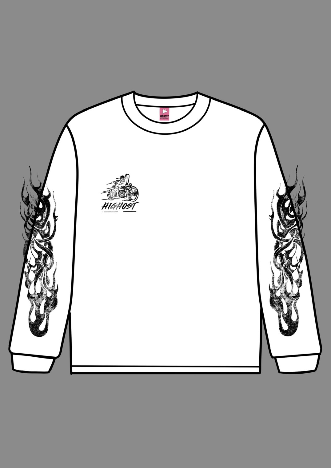 LEATHER WOLF××HIGHOST COLLABORATION LONG T-SHIRTS