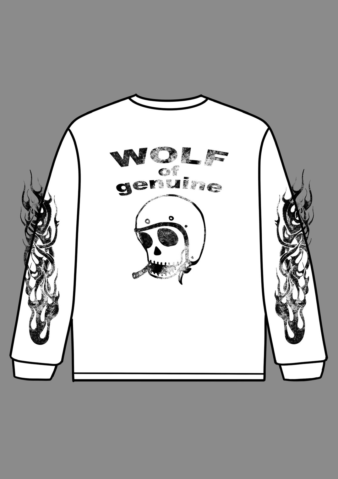 LEATHER WOLF××HIGHOST COLLABORATION LONG T-SHIRTS